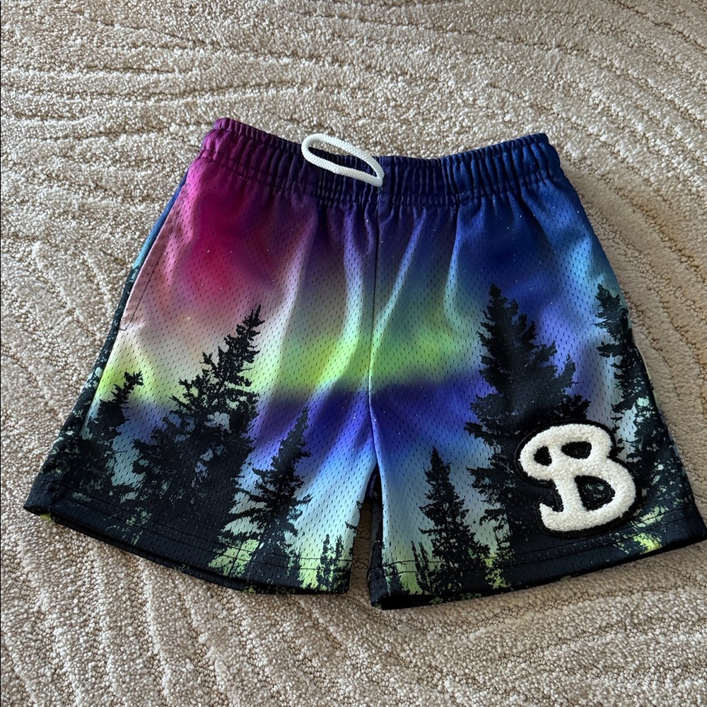 Bucketsquad Jesser’s Brand - Forest Shorts M 🏀💚💙